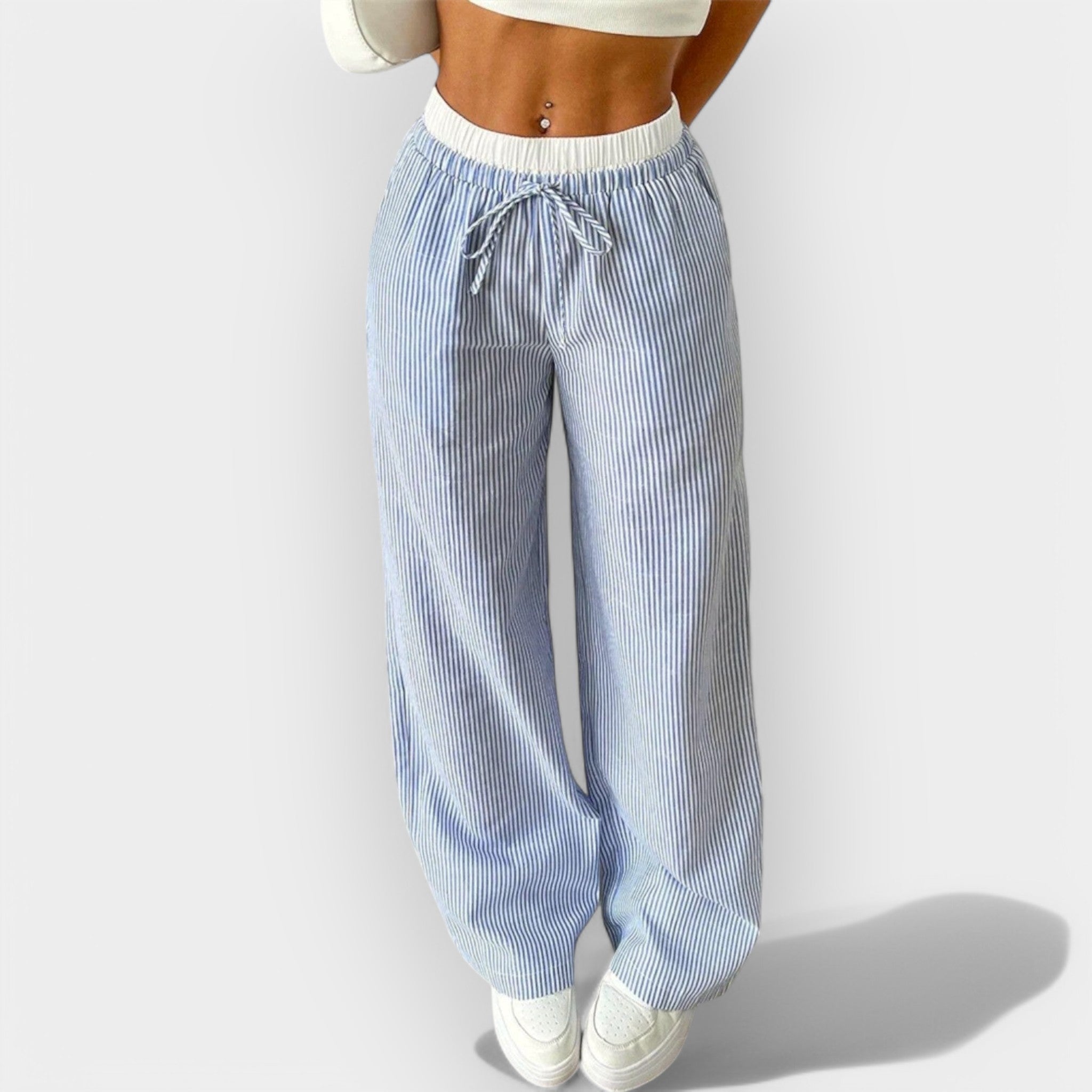 Laroq Paris™ | Pantalon Large à Rayures