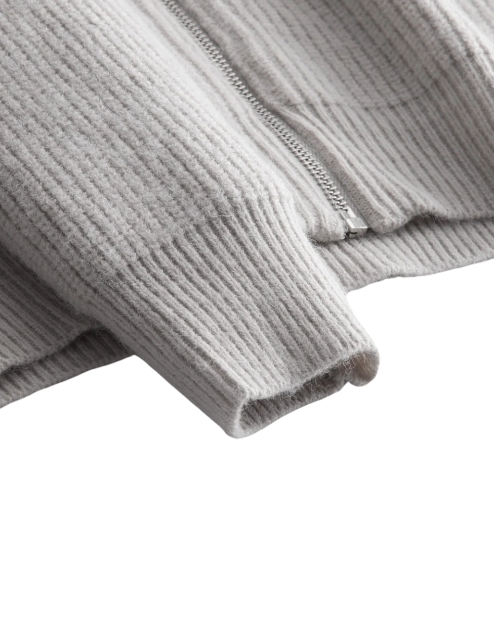 Four Seasons - Cardigan zippé en laine mérinos