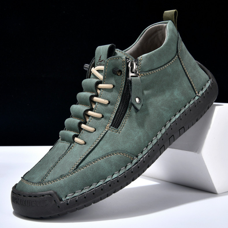 Christian™ | Chaussures en Nabuk avec Zip pour Homme