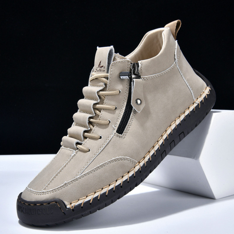 Christian™ | Chaussures en Nabuk avec Zip pour Homme