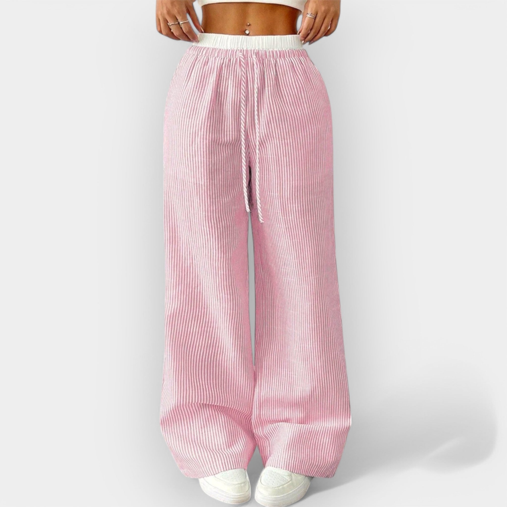 Laroq Paris™ | Pantalon Large à Rayures