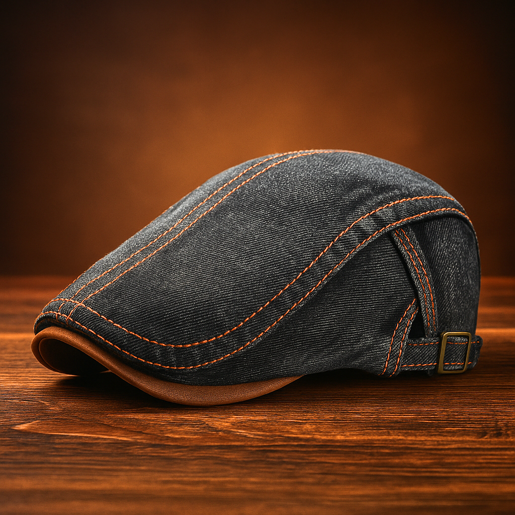 Aaron - Casquette Heritage En Denim