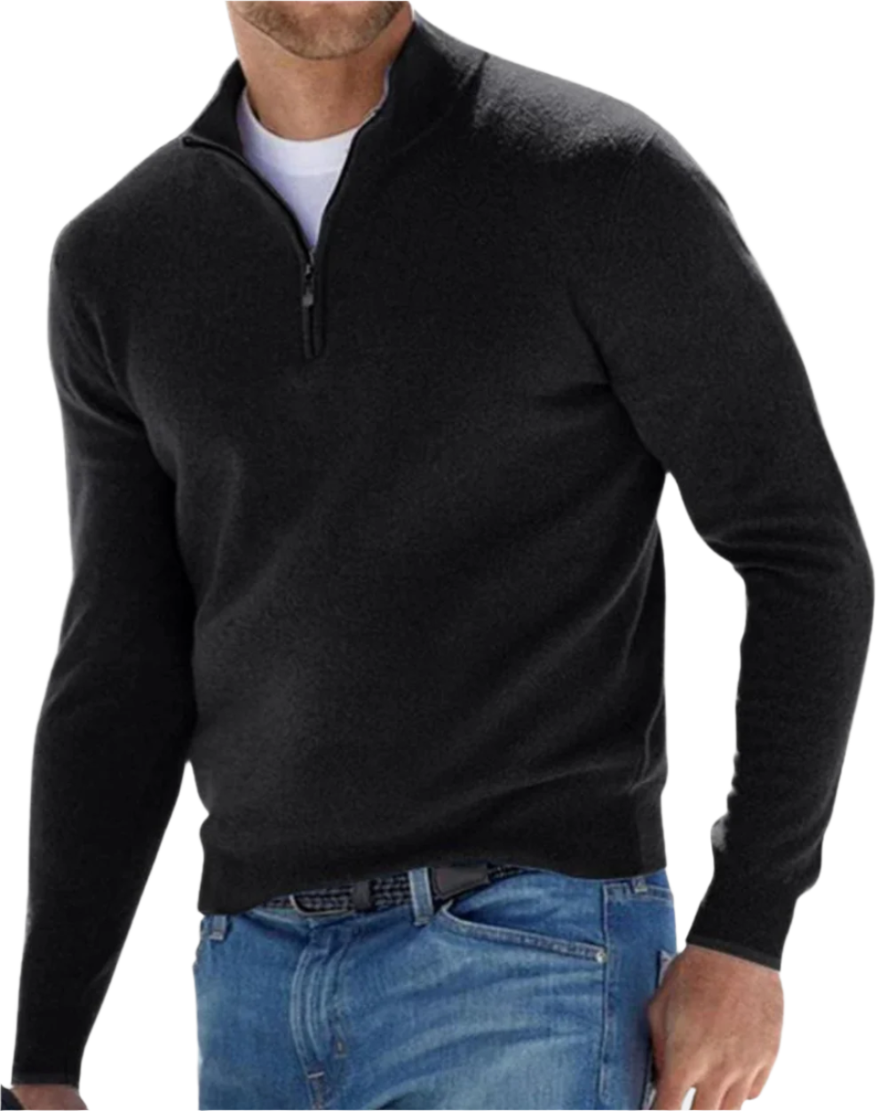 Louis - Elegant Zip Sweater