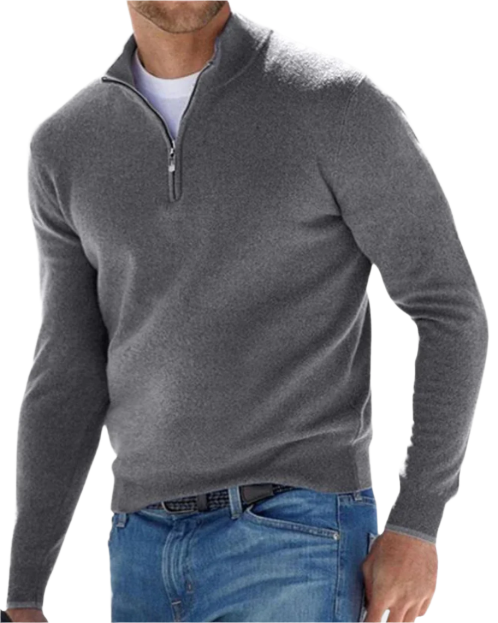 Louis - Elegant Zip Sweater