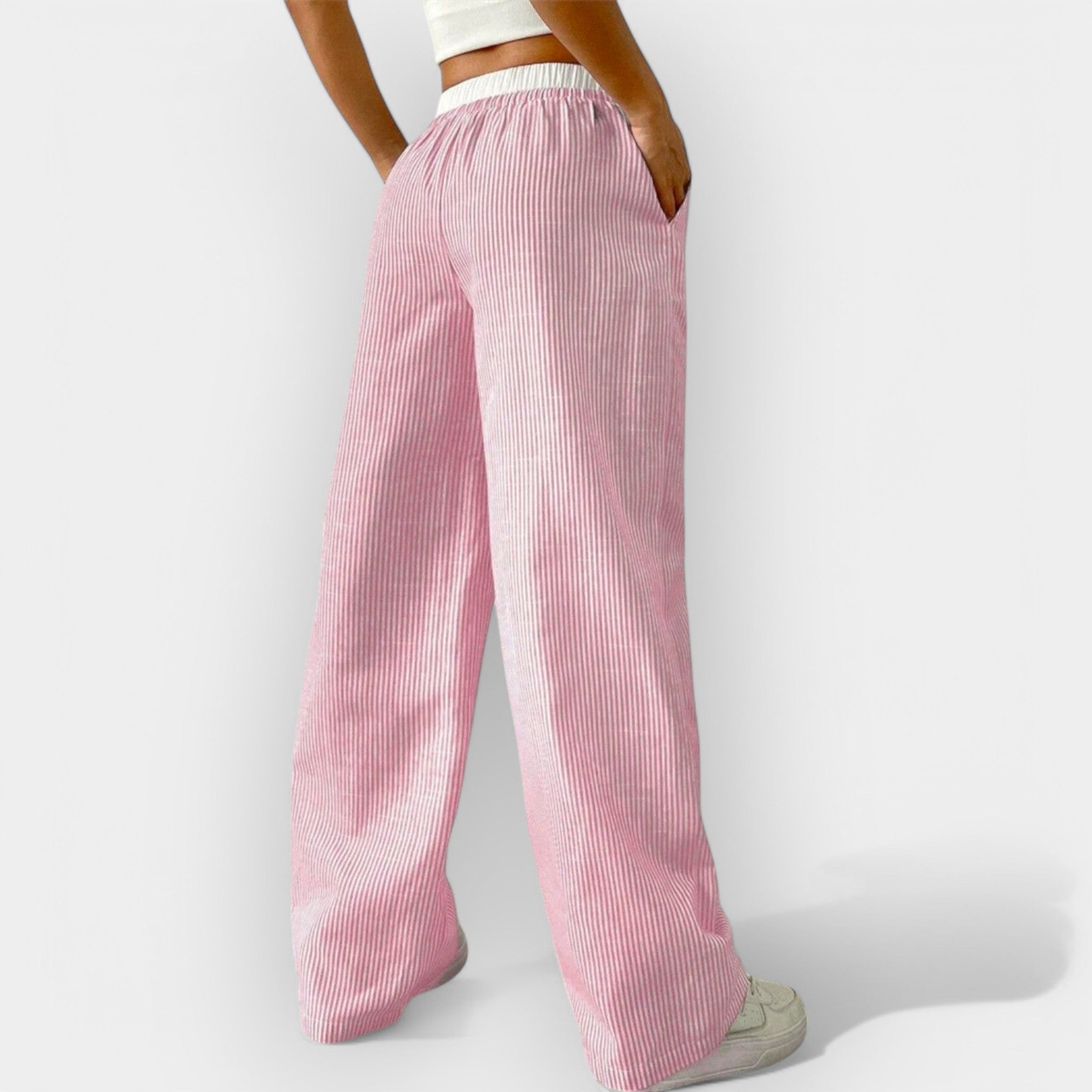 Laroq Paris™ | Pantalon Large à Rayures