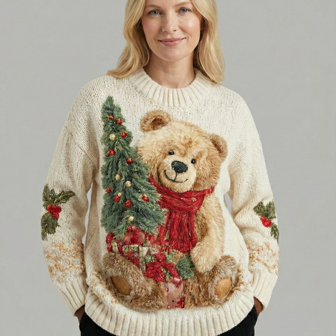 Laroq Paris™ | Ana - Pull De Noël Ours