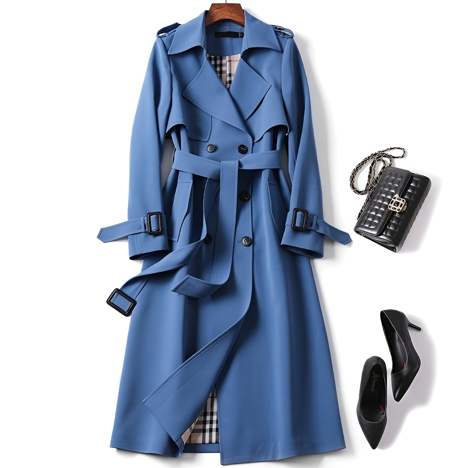 Laroq Paris™ | Helena - Trench-Coat Élégant Automnal