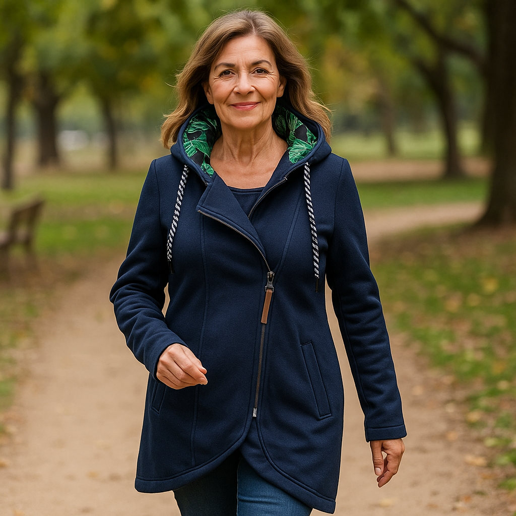 Laroq Paris™ | Manteau d’Hiver Imperméable à Fermeture Éclair Asymétrique