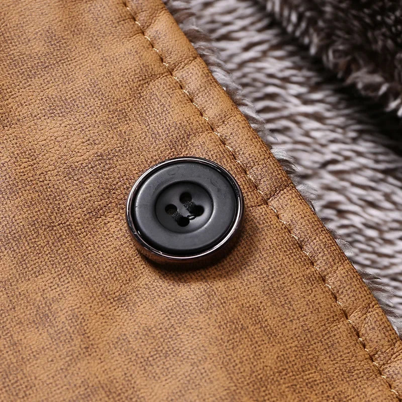 Laroq Paris™ | Veste d'Hiver - Élégance & Confort (Aspect Daim)