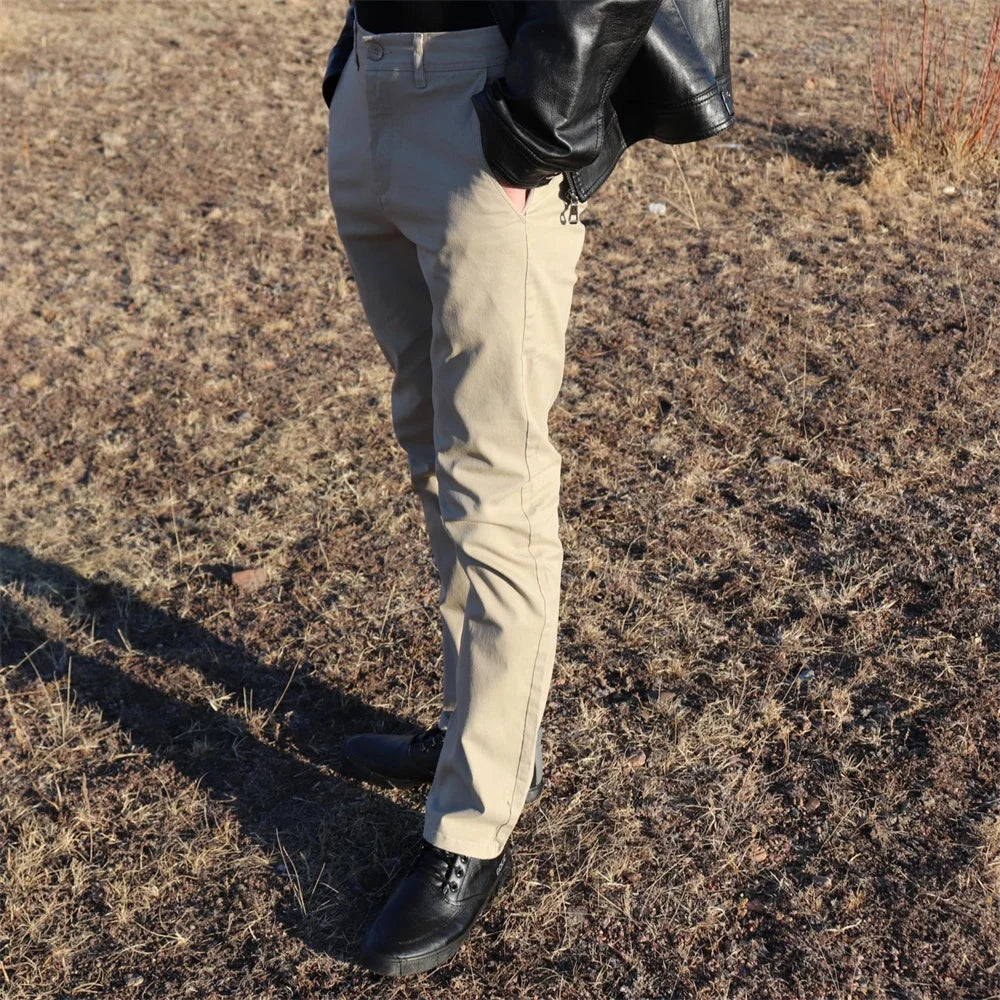 Michel - Pantalon en coton décontracté